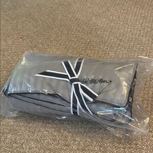 United Polaris Saks Fifth Avenue comforter/throw- new in bag